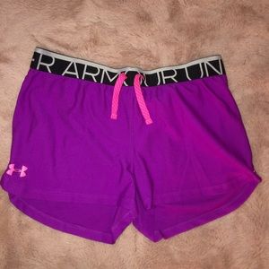 work out shorts from Under Armor